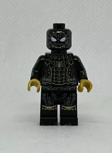 NUEVO LEGO Spider-Man Traje Negro y Dorado Marvel Avengers 76195 Minifigura Figura - Imagen 1 de 5
