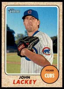 2017 Topps Heritage John Lackey #333 Chicago Cubs