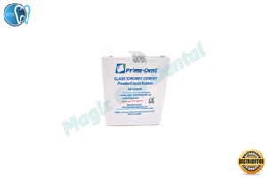 NEW Prime-Dent Dental Glass Ionomer Luting Cement Kit Crowns 18g Kit - Picture 1 of 5