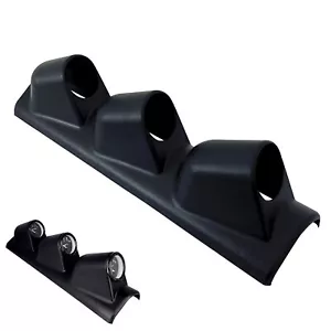 Soporte de vaina universal negro de 2" 52 mm triple calibre de 3 orificios - Imagen 1 de 10