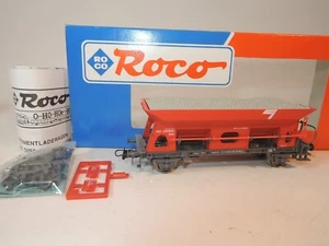 ++ X60 H0 Roco 46246 Schüttgutwagen Dienstfahrzeug CJ fer du Jura KK NEM NEU - Picture 1 of 5
