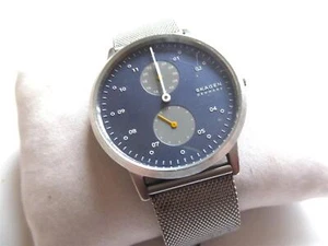 Pre-owned: Skagen Kristoffer Gents Watch. Silver. Blue dial. SKW6525 - Picture 1 of 9