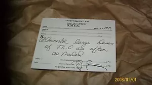 XAVIER ROBERTS CABBAGE PATCH KIDS BABYLAND GENERAL PRESCRIPTION FOR DOLL VINTAGE - Picture 1 of 2