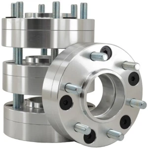4 PC 2 INCH THICK 5x135 TO 6x135 WHEEL ADAPTERS USE 6 LUG WHEELS ON 5 LUGS - Picture 1 of 3