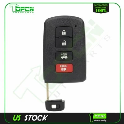 For Toyota Camry 2012 2013 2014-2017 Keyless Entry Remote Control Car Key Fob - Image 1 of 4