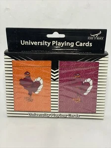 University Playing Cards Virginia Tech Hokies New Sealed In Box - Picture 1 of 4