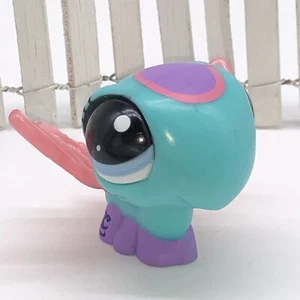 Littlest Pet Shop ~ #2305 ~ Libelle ~ blau lila ~ Push Light-Up ~ blaue Punkte Augen funktionieren - Bild 1 von 3