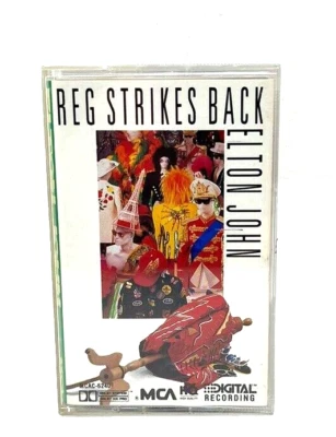 Elton John ~ Reg Strikes Back~1988 MCA Records MCAC-6240 ~ Cassette Tape - Image 1 of 4