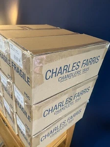 Box of 20 pairs(40) Charles Farris taper candles taupe 13" Candle - Picture 1 of 11