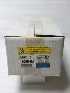 Arlington Industries 936NM 2-1/2" AnyBODY Non-Metallic Conduit Body,N£W Open Box - Picture 1 of 3