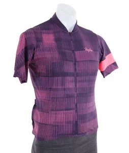 Rapha Flyweight Prints Short Sleeve Jersey Men MEDIUM Pink Purple Road Bike Race - Picture 1 of 4