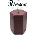 Peterson - Sherlock Holmes - Oxblood Red Leather Travel Tobacco Jar 