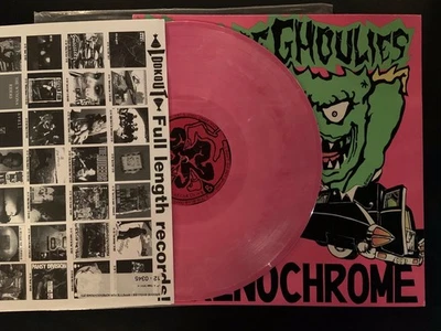 Groovie Ghoulies Appetite For Adrenochrome pink vinyl LP lookout records - Image 1 of 3