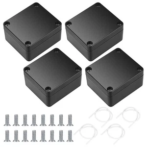 Project Box, 4 Pcs Electrical Junction Box, IP65 Waterproof Electrical Projec... - Picture 1 of 7