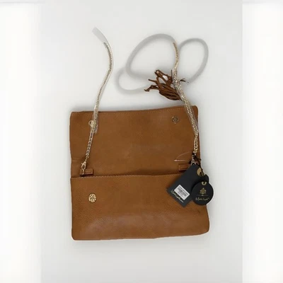 Bolso de Hombro Moda Luxe Marrón con Correa Dorada Nuevo con Etiquetas Foto 1 de 3