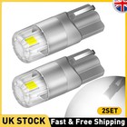 4x T10 501 Led Car Side Light bulbs Xenon White Cob W5W Sidelight Interior Bulb