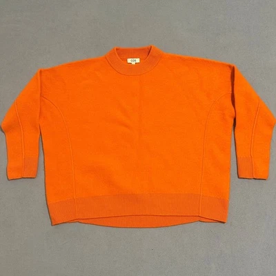 Cos 100% Wool Crew-Neck Sweater Oversized Long Sleeve Orange Mens Size Large - Image 1 of 4