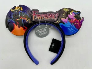 Disney Parks Fantasmic Sorcerer Mickey Minnie Mouse Ohren Stirnband GITD Chernabog - Bild 1 von 5