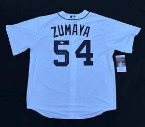 Joel Zumaya Signed & Inscribed Detroit Tigers Nike Jersey Size XL JSA COA - Picture 1 of 5