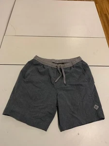 Free Fly Breeze Shorts Large Gray Outdoor Fish Gorpcore Drawstring Gym Stretch - Picture 1 of 10