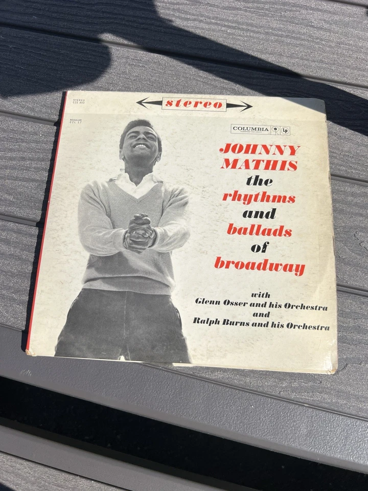 JOHNNY MATHIS-The Rhythms And Ballads Of Broadway -1960  Double LP VG+ R59 - Image 1 of 2