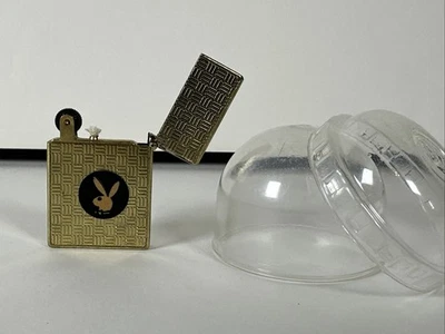 Vintage Japanese Vending Machine Prize “Playboy” Permanent Lighter - Gold - Image 1 of 4
