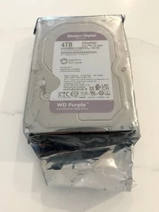 WD 4TB Purple Surveillance Hard Drive WD43PURZ 3.5” SATA 6Gb/s Sealed New HDD - Photo 1/5