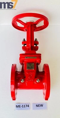 TYCO TJRX RESILIENT-SEATED GATE VALVE FIRE SPRINKLER 4"/300 PSI #NEW - Image 1 of 4