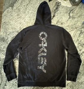 Oakley Hoodie Herrenpullover schwarz Bomuld Polyester Größe Large #488 - Bild 1 von 10