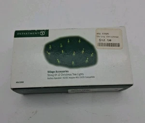 Dept 56 Village Accessories String of 12 Christmas Tree Lights 53505 Retired  - Picture 1 of 6