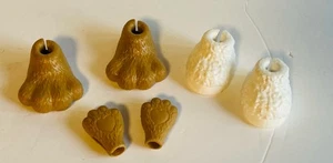 Barbie Cutie Reveal Paws & Mittens Replacement Set White Brown Puppy Kitty Lamb - Imagen 1 de 12