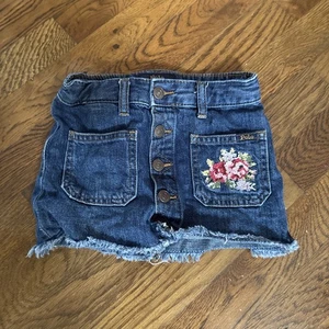 Ralph Lauren Polo Embroidered Jean Skirt Girls Size 4t - Picture 1 of 3