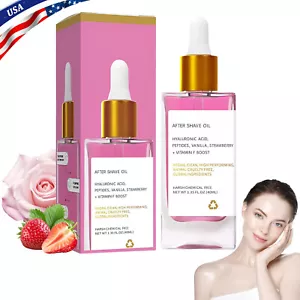 Truly Beauty Strawberry Vanilla After Shave Oil for Smooth Skin Post 1.35 fl oz - Picture 1 of 14