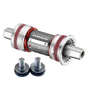 TOKEN ISO Square Taper Bottom Bracket BSA Thread,115 mm Length,fit Campagnolo - Picture 1 of 1