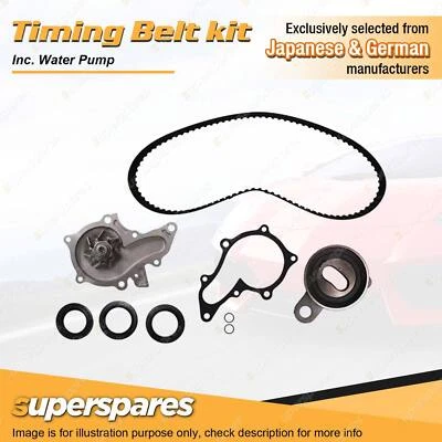 Timing Belt Kit Inc Water Pump for Holden Nova LF 1.6L 4AFE 1989-1994 - image 1 of 2