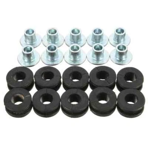 10X Motorcycle Rubber Grommets Cushion Bolt Assortment Shock Bushing Kits - Picture 1 of 3