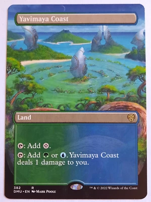 MTG 2022 Dominaria United YAVIMAYA COAST 382 Rare (Borderless) M/NM - Image 1 of 3
