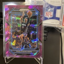 2022 PAOLO BANCHERO #d /149 Panini Prizm PURPLE CRACKED ICE SP Magic Rookie RC