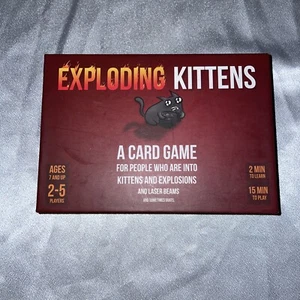 EXPLODING KITTENS Card Game - Original Edition. Complete. Near Mint - Picture 1 of 2