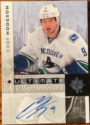 2011-12 Ultimate Collection Ultimate Signatures Cody Hodgson #US-CH - Image 1 of 2