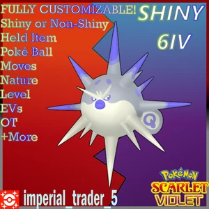 Pokémon Scarlet and Violet ✨SHINY✨ Overqwil  W/ Best 6IV + Customizable - Picture 1 of 1