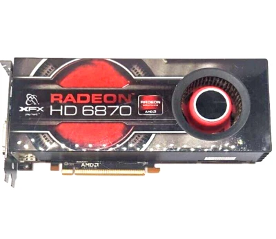 AMD Radeon HD 6870 1GB Graphics Video Card No Display - Image 1 of 2
