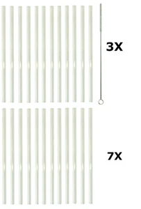 Glas-Trinkhalme aus hitzebeständigen Borosilikatglas - UG 2076 - Bild 1 von 9