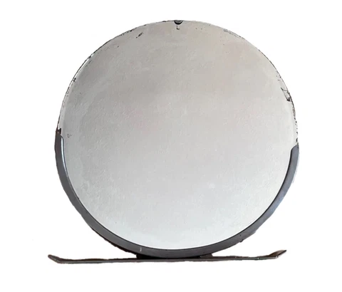 Norman Bel Geddes Simmons Art Deco Machine Age Metal Table Top Mirror Vtg Modern Cover