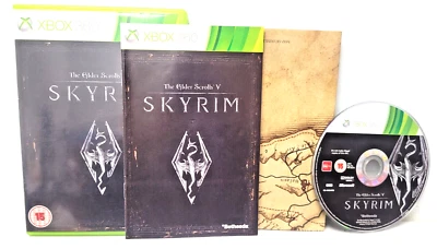 The Elder Scrolls V Skyrim Xbox 360 PAL UK EXCELLENT Condition + MAP POSTER - Image 1 of 4