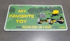John Deere "MY FAVORITE TOY" License Plate