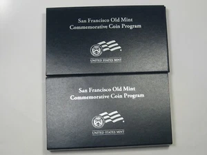 Cantidad al por mayor: 2 dólares de plata San Francisco Clad Mint conmemorativos prueba & Ms. - Imagen 1 de 6