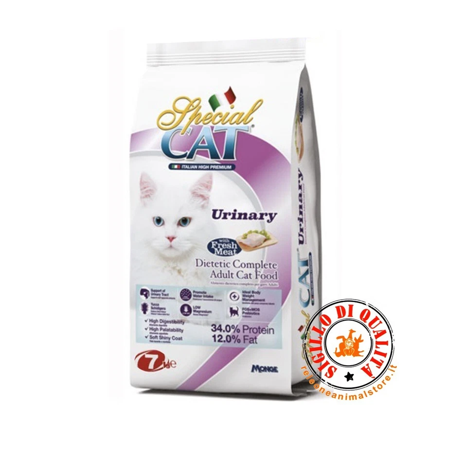 Monge Special Cat Urinary 7 Kg Crocchette Gatto Gatti