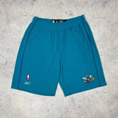 Reebok New Orleans Hornets Vintage Shorts Basketball NBA 00s Blue Size XL - Image 1 of 4
