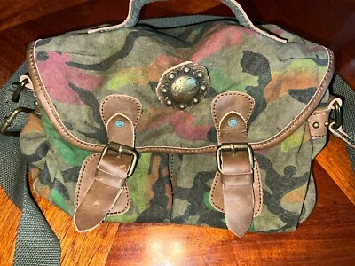 Montana West Camo Fabric & Leather Purse / Crossbody - Image 1 of 4